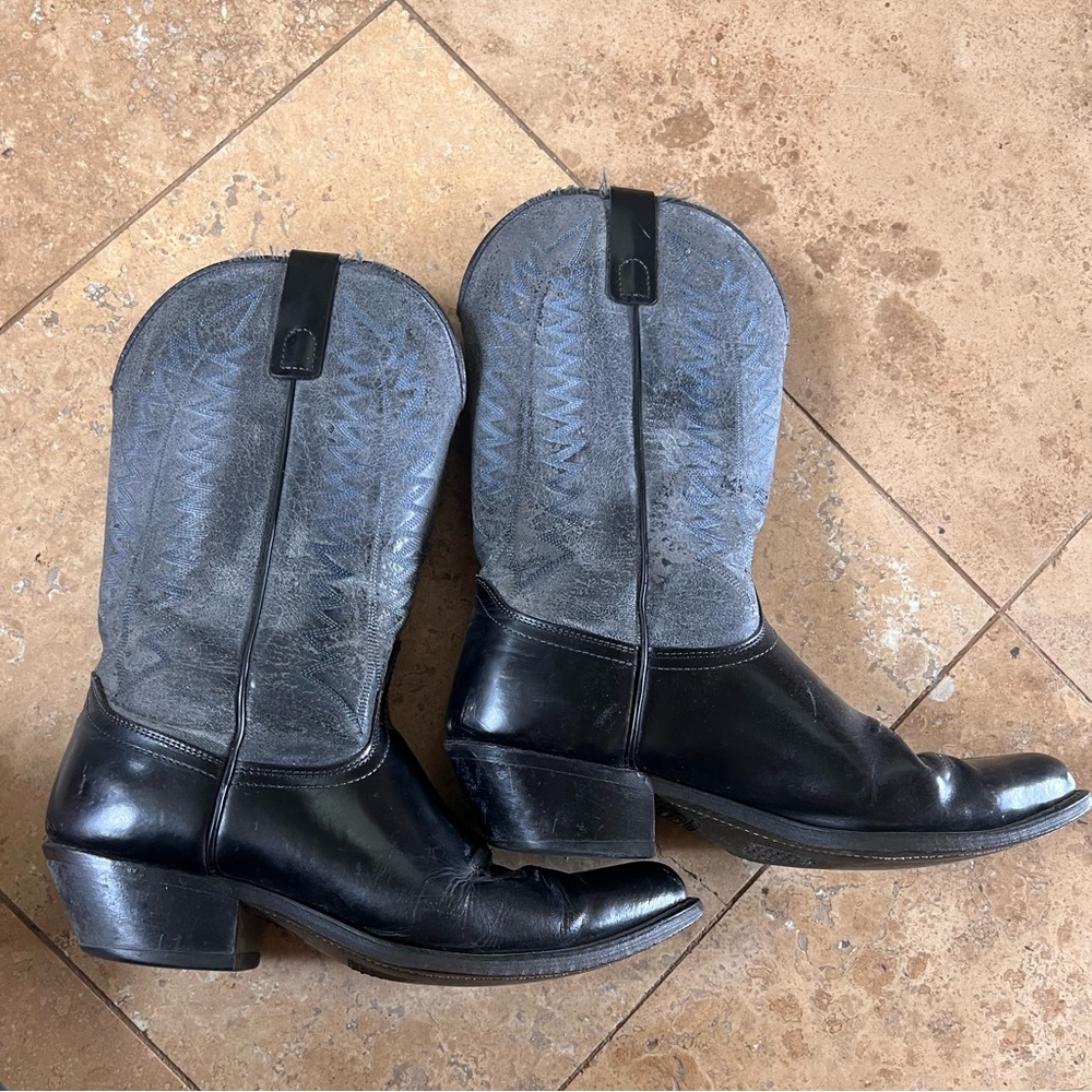 laredo cowboy boots black country boots shoes 10.5